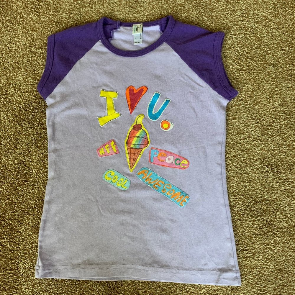 Jboi short sleeve lavendar top 10